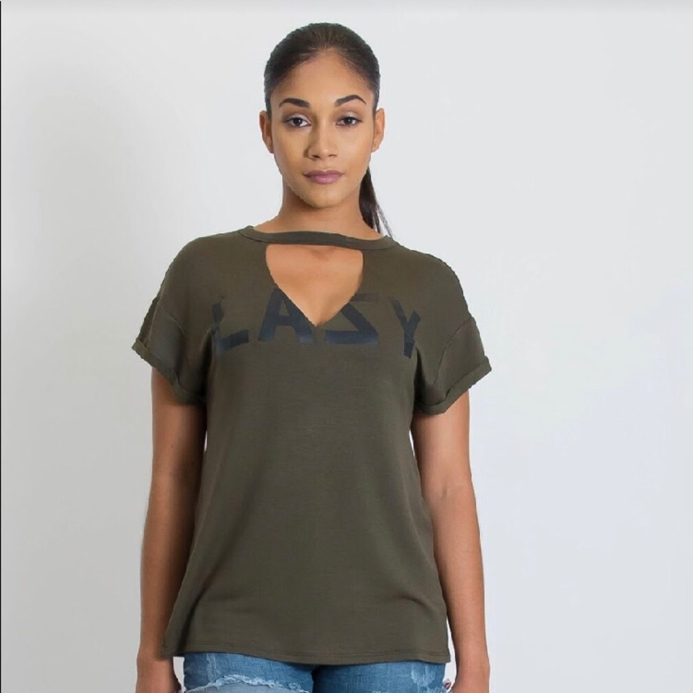 Keyhole “LASY” Top